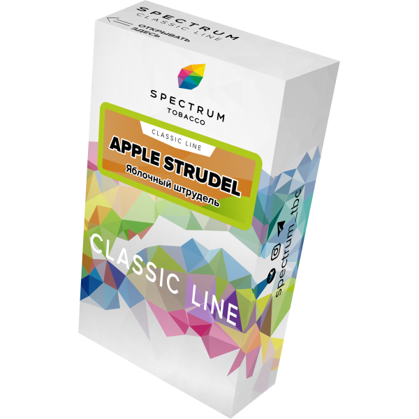 Табак Spectrum Classic apple strudel 40 грамм в Томске