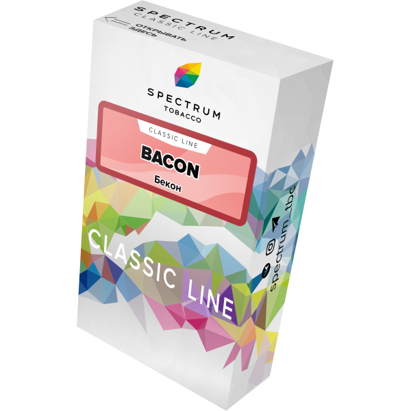Табак Spectrum Classic bacon 40 грамм в Томске