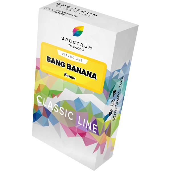 Табак Spectrum Classic bang banana 40 грамм в Томске