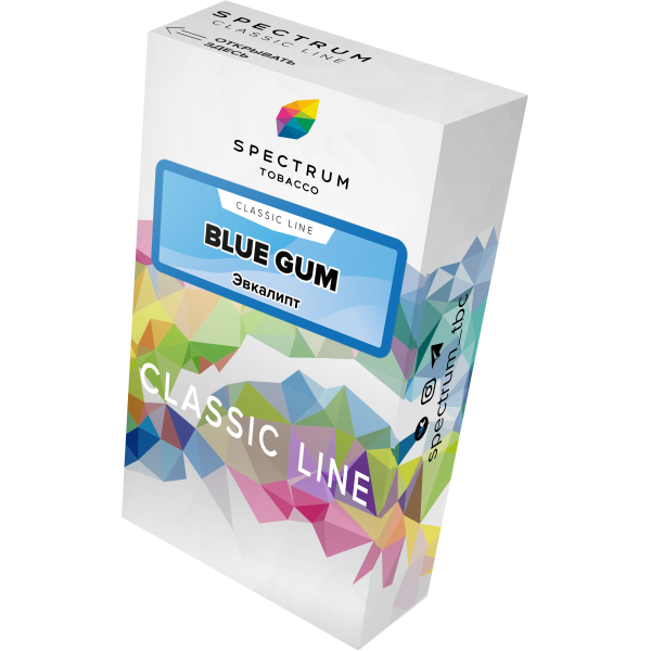 Табак Spectrum Classic blue gum 40 грамм в Томске