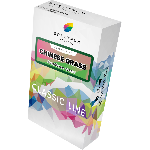 Табак Spectrum Classic chinese grass 40 грамм в Томске