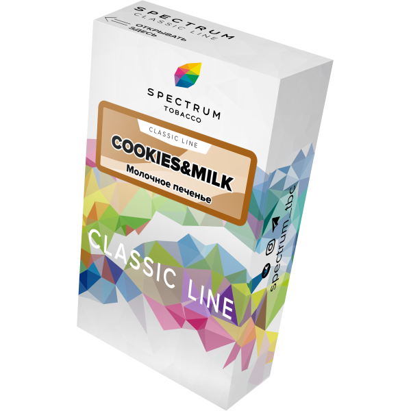 Табак Spectrum Classic cookies milk 40 грамм в Томске