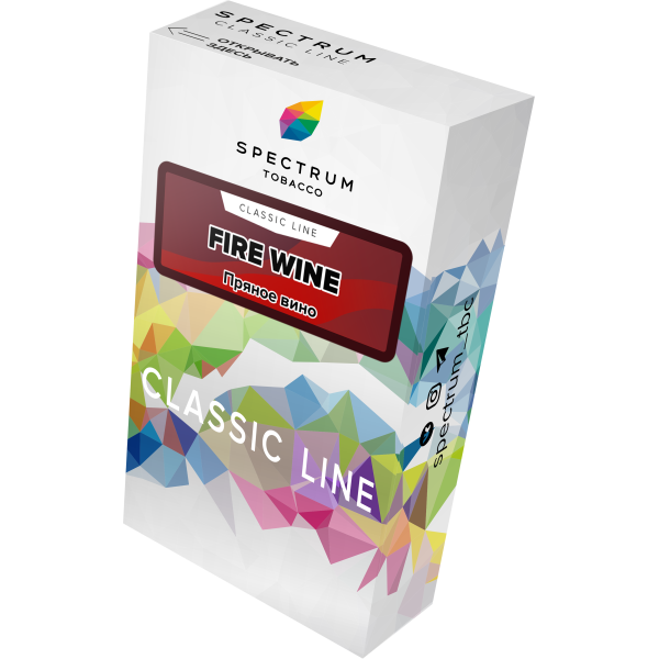 Табак Spectrum Classic fire wine 40 грамм в Томске