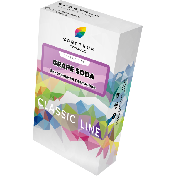 Табак Spectrum Classic grape soda 40 грамм в Томске