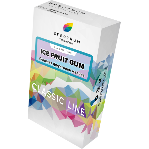 Табак Spectrum Classic ice fruit gum 40 грамм в Томске
