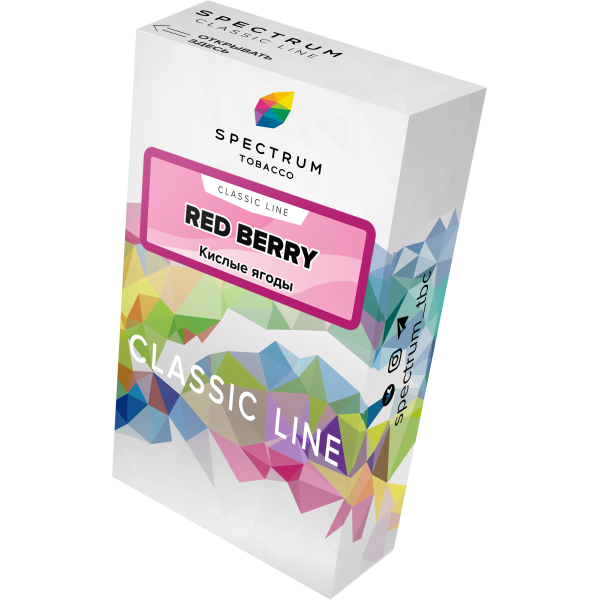 Табак Spectrum Classic red berry 40 грамм в Томске