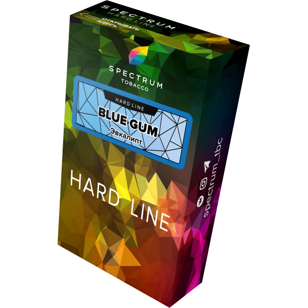 Табак Spectrum Hard blue gum 40 грамм в Томске