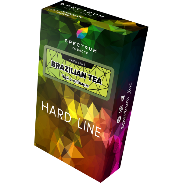 Табак Spectrum Hard brazilian tea 40 грамм в Томске