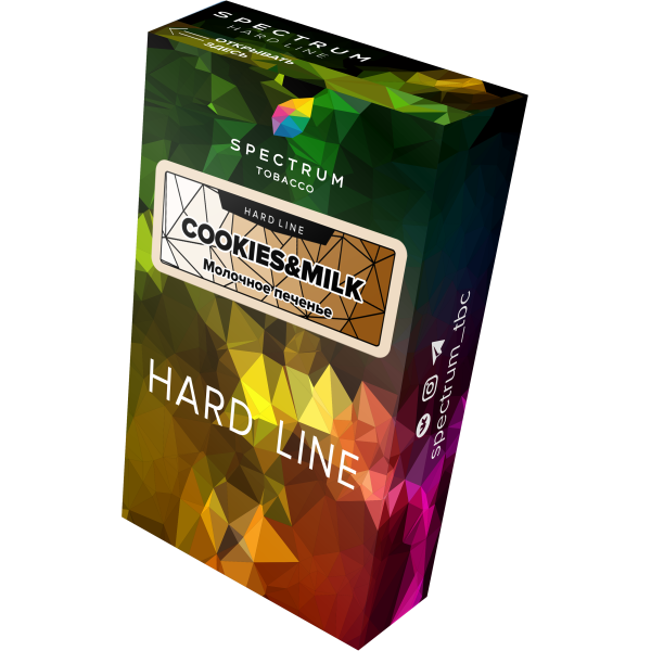 Табак Spectrum Hard cookies milk 40 грамм в Томске