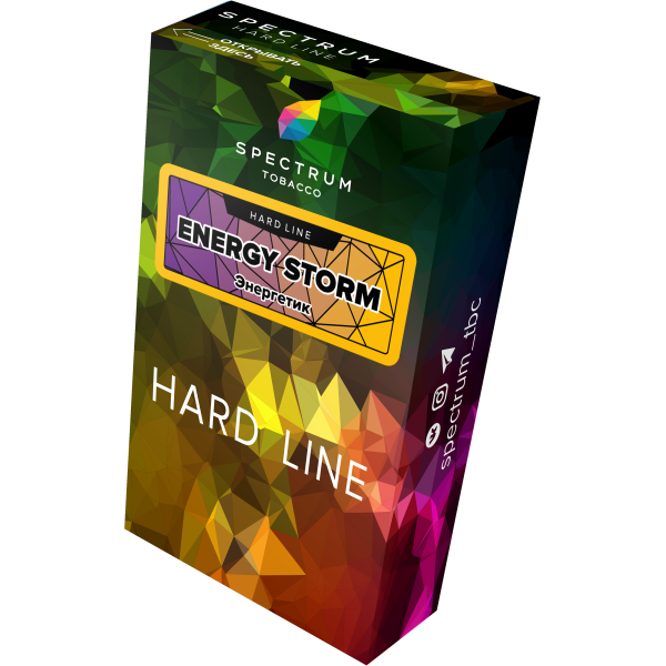 Табак Spectrum Hard energy storm 40 грамм в Томске