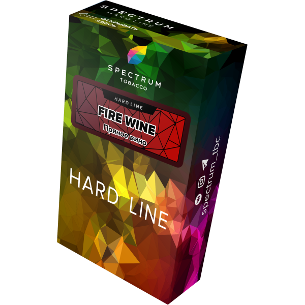 Табак Spectrum Hard fire wine 40 грамм в Томске