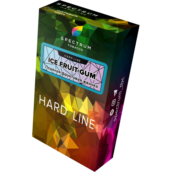 Табак Spectrum Hard ice fruit gum 40 грамм в Томске