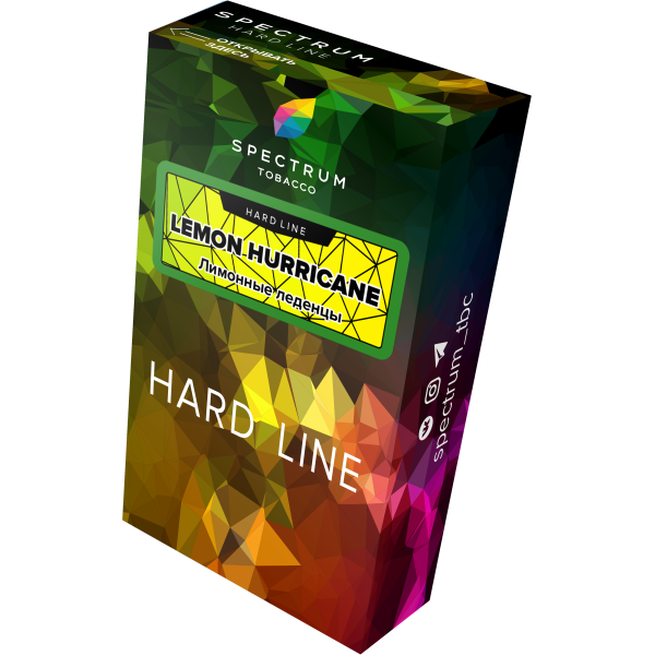 Табак Spectrum Hard lemon hurricane 40 грамм в Томске