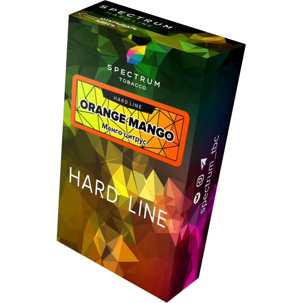 Табак Spectrum Hard orange mango 40 грамм в Томске