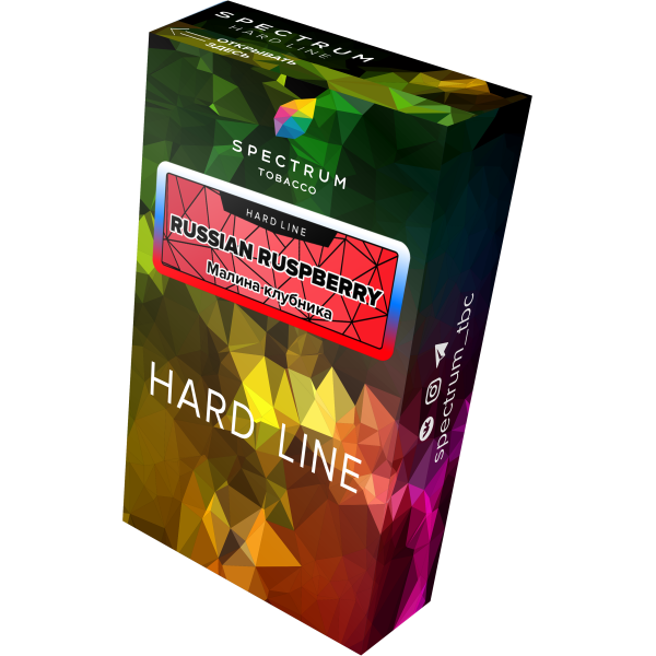 Табак Spectrum Hard russian raspberry 40 грамм в Томске