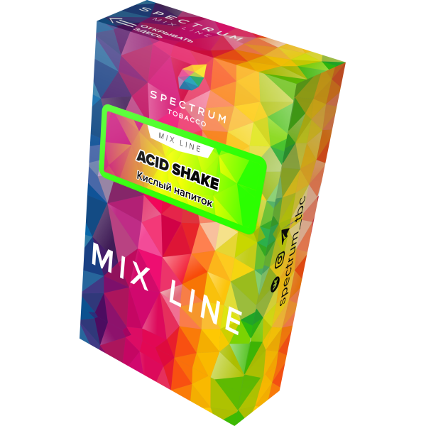 Табак Spectrum Mix Line Acid Shake 40 грамм в Томске