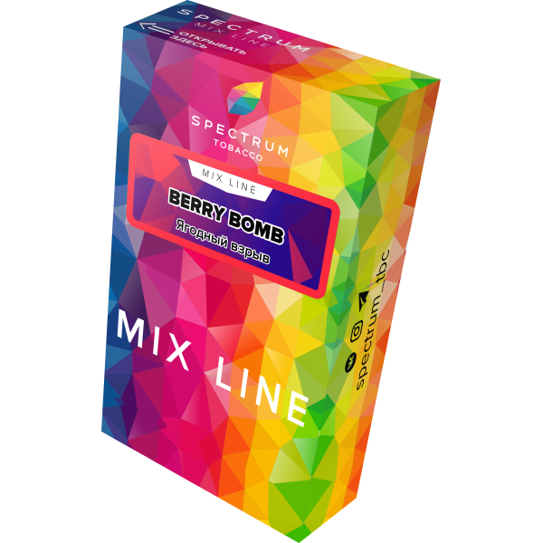 Табак Spectrum Mix Line Berry Bomb 40 грамм в Томске