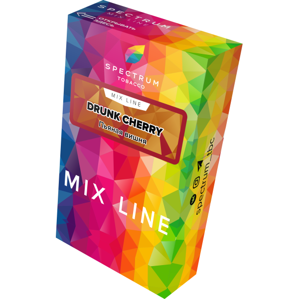 Табак Spectrum Mix Line Drunk Cherry 40 грамм в Томске