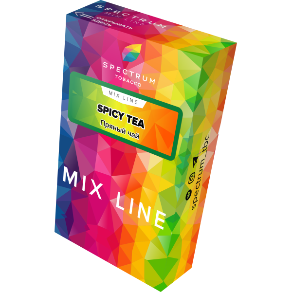 Табак Spectrum Mix Line Spicy Tea 40 грамм в Томске