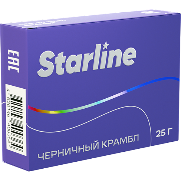Табак Starline Черничный крамбл 25 гр в Томске