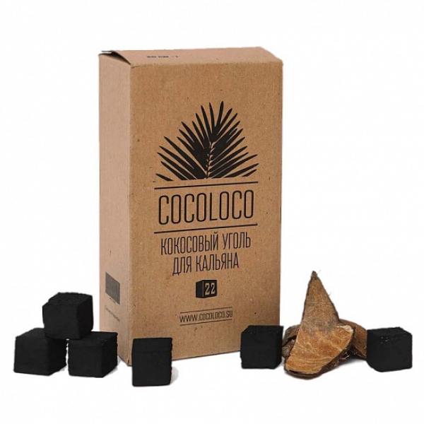 Кокосовый уголь Cocoloco 22мм в Томске