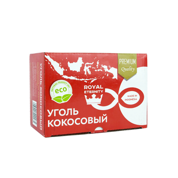 Кокосовый уголь Royal Eternity для кальяна (25 мм, 72 шт) в Томске