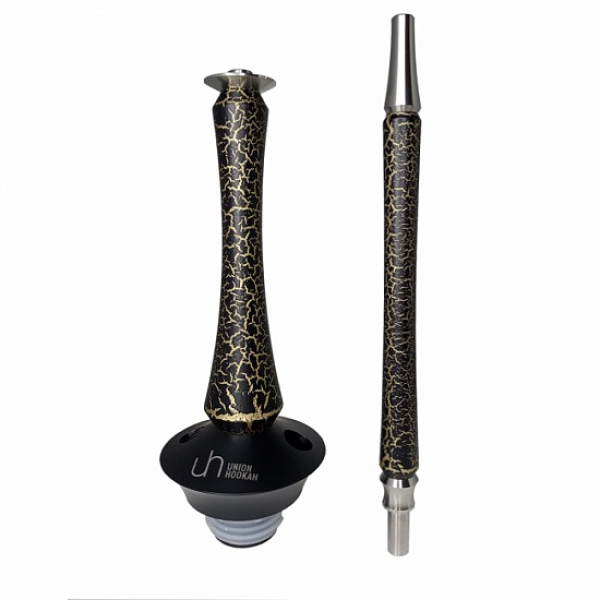 Кальян Union Hookah Sleek Кракле золотой в Томске