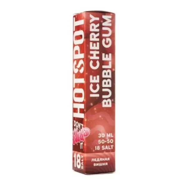Жидкость HOTSPOT Chow Ice Cherry Bubble Gum 30 мл в Томске