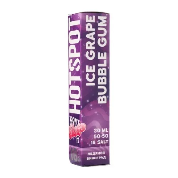 Жидкость HOTSPOT Chow Ice Grape Bubble Gum 30 мл в Томске