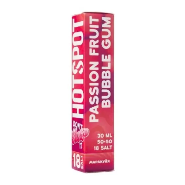 Жидкость HOTSPOT Chow Passion Fruit Bubble Gum 30 мл в Томске