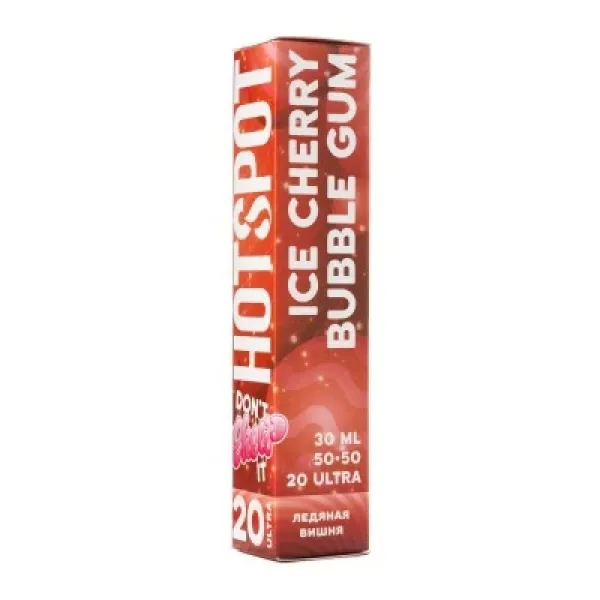 Жидкость HOTSPOT Chow Ultra Ice Cherry Bubble Gum 30 мл в Томске