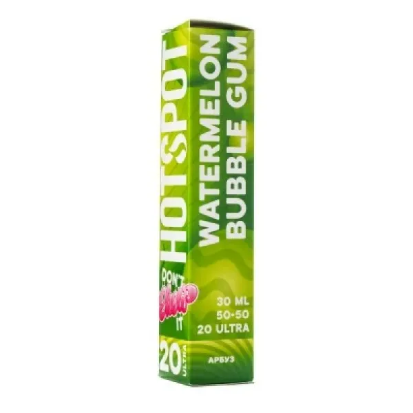 Жидкость HOTSPOT Chow Ultra Watermelon Bubble Gum 30 мл в Томске