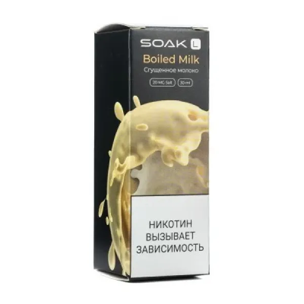 Жидкость SOAK L Boiled Milk 30 мл в Томске