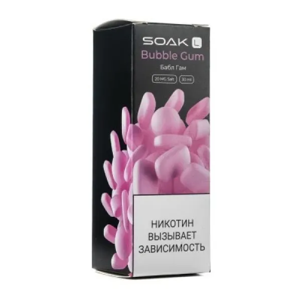 Жидкость SOAK L Bubble Gum 30 мл в Томске