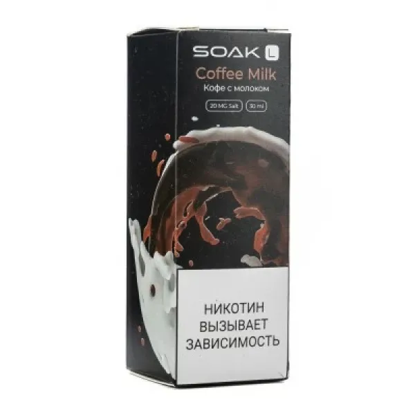 Жидкость SOAK L Coffe Milk 30 мл в Томске