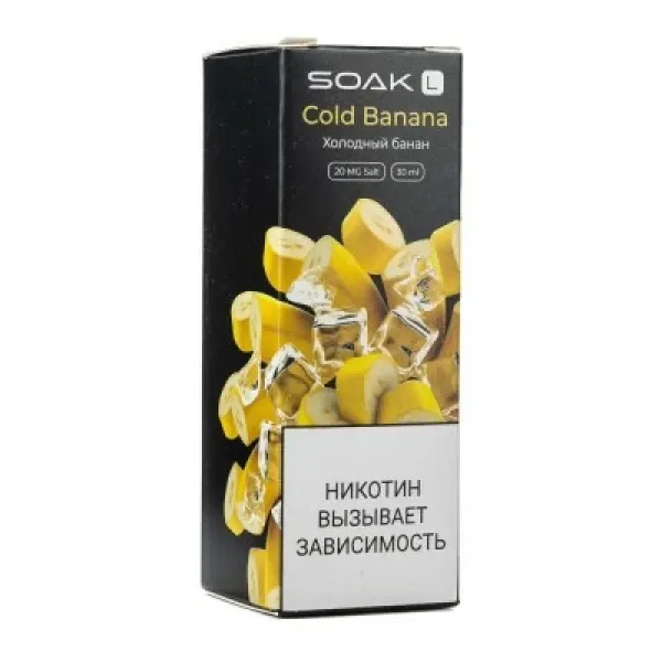 Жидкость SOAK L Cold Banana 30 мл в Томске