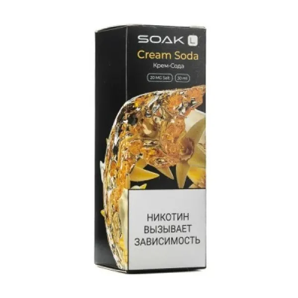 Жидкость SOAK L Cream Soda 30 мл в Томске