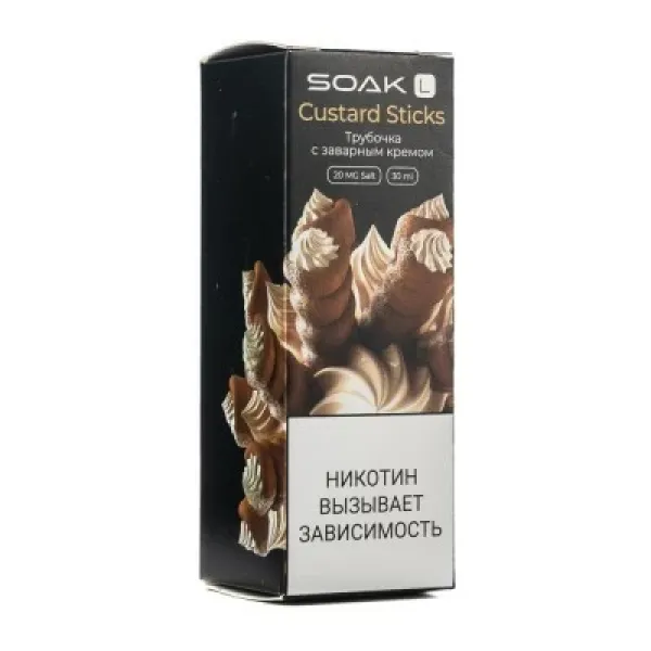 Жидкость SOAK L Custard Sticks 30 мл в Томске