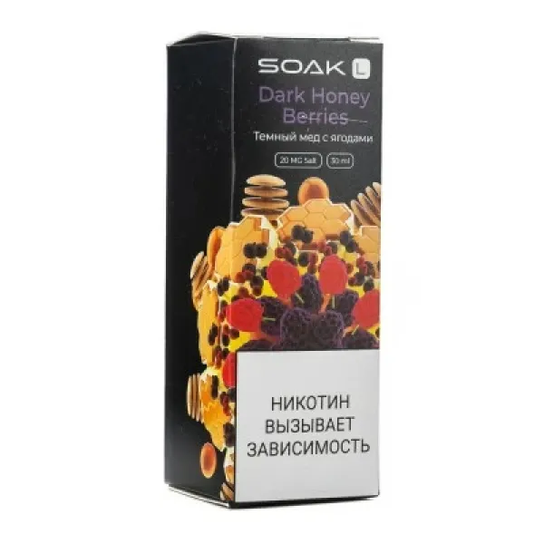 Жидкость SOAK L Dark Honey Berries 30 мл в Томске