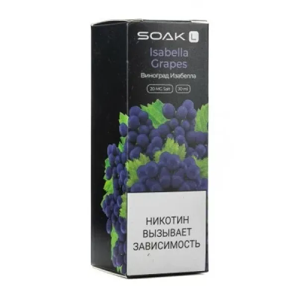 Жидкость SOAK L Isabella Grapes 30 мл в Томске