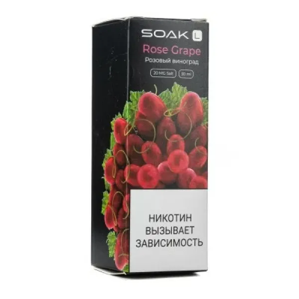 Жидкость SOAK L Rose Grape 30 мл в Томске