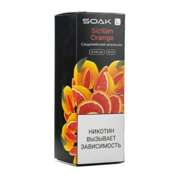 Жидкость SOAK L Sicilian Orange 30 мл в Томске
