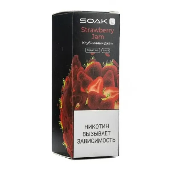 Жидкость SOAK L Strawberry Jam 30 мл в Томске