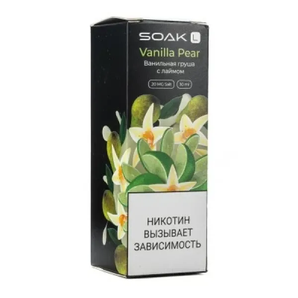 Жидкость SOAK L Vanilla Pear 30 мл в Томске