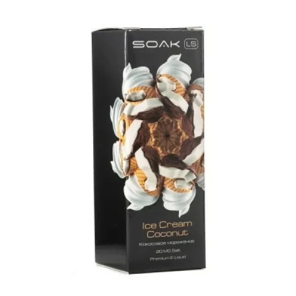 Жидкость SOAK LS Ice Cream Coconut 30 мл в Томске