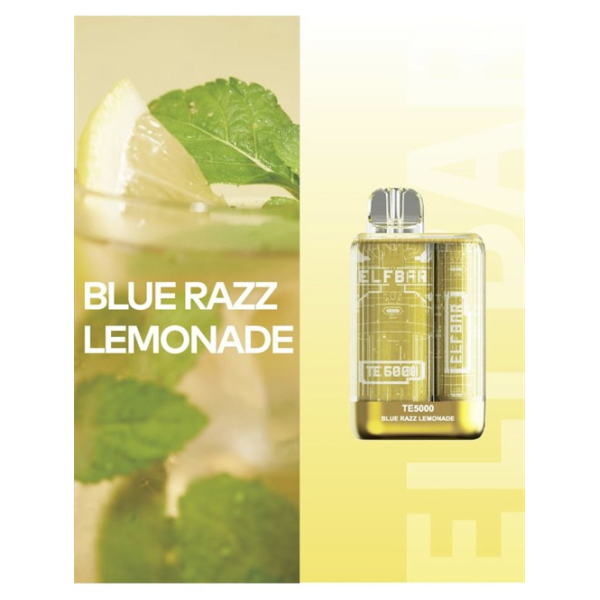 Elfbar TE5000 Blue Razz Lemonade, 5000 тяг в Томске