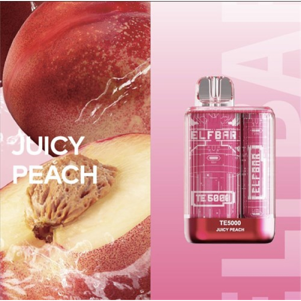 Elfbar TE5000 Juicy Peach, 5000 тяг в Томске