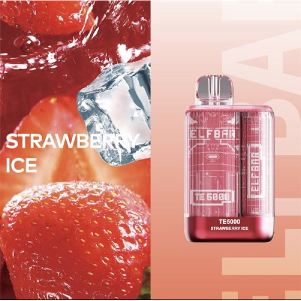 Elfbar TE5000 Strawberry Ice, 5000 тяг в Томске