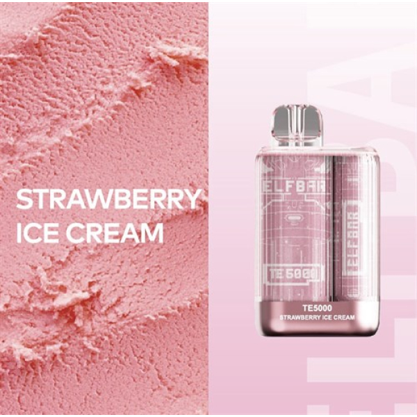 Elfbar TE5000 Strawberry Ice Cream, 5000 тяг в Томске