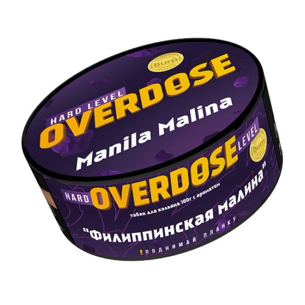 Табак Overdose Manila Malina (Филиппинская малина) 100 гр в Томске